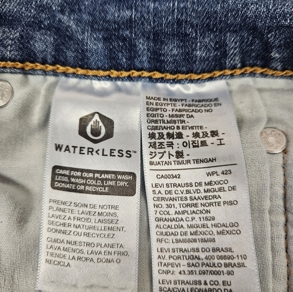 Levi's 511 Slim Fit Medium Wash Denim Jeans Size 28 X 30‎ Men's - Picture 12 of 14